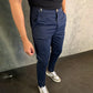 👖мъжки панталони с еластична талия и тясна кройка