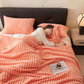 🛏️Плътен плюшен заек и покривало с кадифено покритие