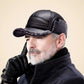 🧢 Мъжка зимна шапка от плоска кожа