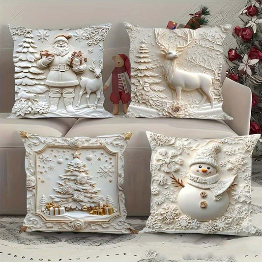 🎄Елегантни коледни калъфи за възглавници